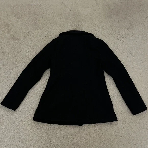 Wool Blend Pea Coat, Tapered Fit, Double breasted, Winter warmth, xs - Picture 5 of 5